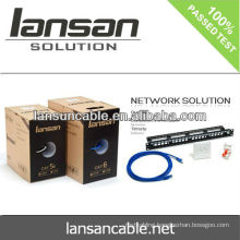 LANSAN 100% fluck tested high quality cat5e utp drop wire cabl